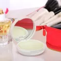 branded Compact Mirror and Lip Balm, from our range of promotional Sunscreen &amp; Lip Balm