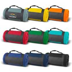 Picnic Blankets  - Glasgow Fleece Blanket with Strap