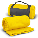 Picnic Blankets  - Glasgow Fleece Blanket with Strap