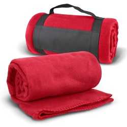 branded Glasgow Fleece Blanket with Strap, from our range of promotional Picnic Blankets