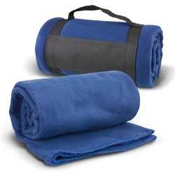 branded Glasgow Fleece Blanket with Strap, from our range of promotional Picnic Blankets