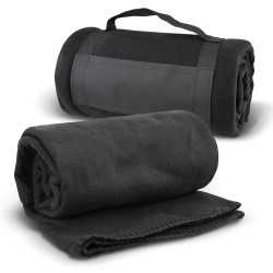 branded Glasgow Fleece Blanket with Strap, from our range of promotional Picnic Blankets