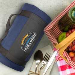 branded Glasgow Fleece Blanket with Strap, from our range of promotional Picnic Blankets
