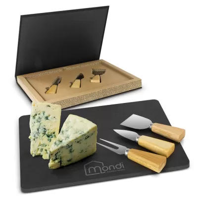 branded Montrose Slate Cheese Board Set, from our range of promotional Cheese Sets