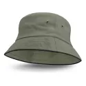 branded Bondi Bucket Hat - Black Sandwich Trim, from our range of promotional Wide Brim Hats
