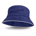 branded Bondi Bucket Hat - White Sandwich Trim, from our range of promotional Wide Brim Hats