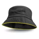 branded Bondi Bucket Hat - Coloured Sandwich Trim, from our range of promotional Wide Brim Hats