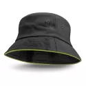 branded Bondi Bucket Hat - Coloured Sandwich Trim, from our range of promotional Wide Brim Hats