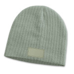 branded Nebraska Cable Knit Beanie with Patch, from our range of promotional Beanies