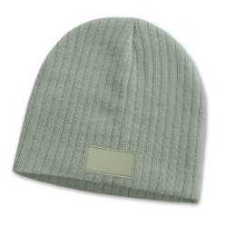 branded Nebraska Cable Knit Beanie with Patch, from our range of promotional Beanies