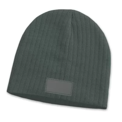 branded Nebraska Cable Knit Beanie with Patch, from our range of promotional Beanies
