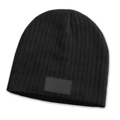 branded Nebraska Cable Knit Beanie with Patch, from our range of promotional Beanies