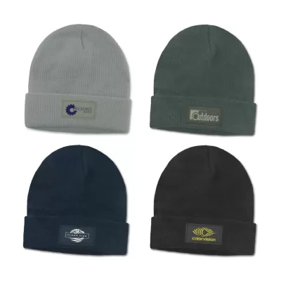 branded Everest Beanie with Patch, from our range of promotional Beanies