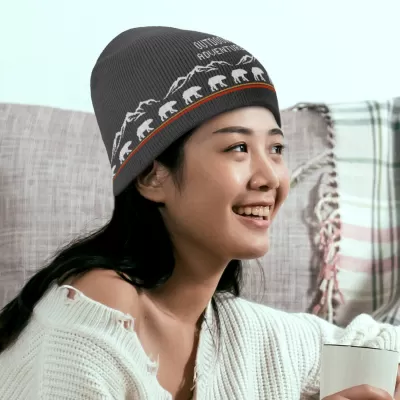branded Juneau Custom Knitted Beanie, from our range of promotional Beanies