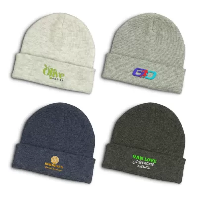 branded Everest Heather Beanie, from our range of promotional Caps