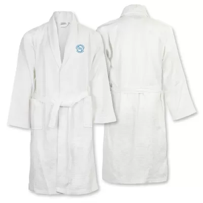 branded Rochester Waffle Bathrobe, from our range of promotional Bath Robes