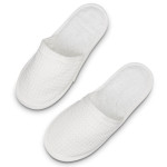 branded Rochester Waffle Slippers, from our range of promotional Bath Robes
