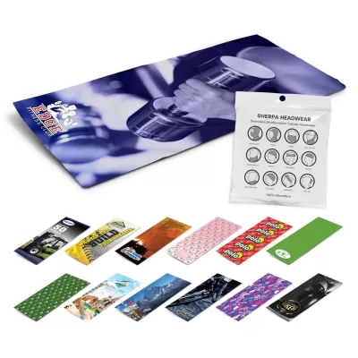branded Sherpa Headwear, from our range of promotional Exercise Sets