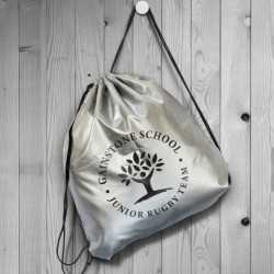 Drawstring Bags & Back Sacks - Titanium Drawstring Backpack