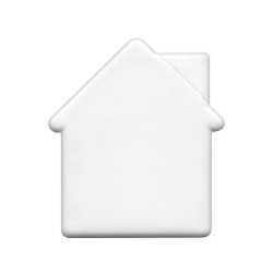 Printed Mint Cards - House Shape Mint Card