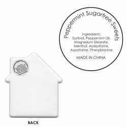 branded House Shape Mint Card, from our range of promotional Printed Mint Cards