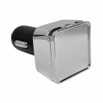 Phone &amp; Tablet Chargers  - Dual Square Metal Car Charger