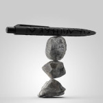 Plastic Promotional Pens  - Marko Stone Pen