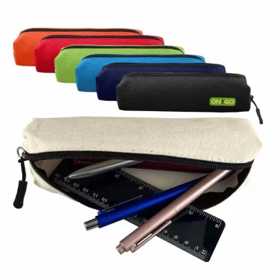 branded Canvas Tube Pencil Case, from our range of promotional Pencil Cases