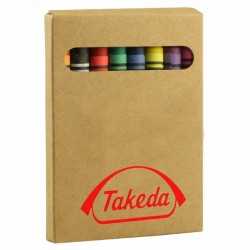 branded Vincent 8CT Crayon Set, from our range of promotional Pencils