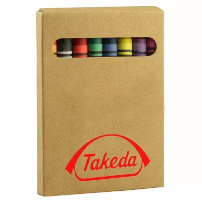 branded Vincent 8CT Crayon Set, from our range of promotional Pencils