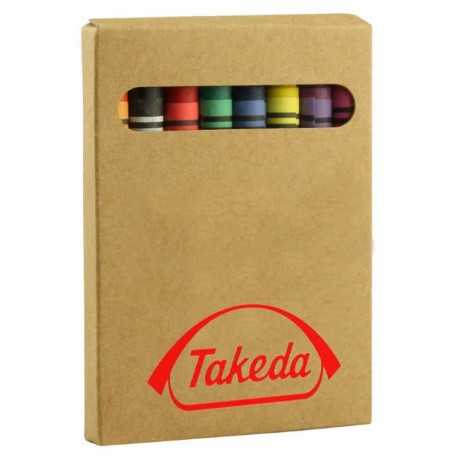 branded Vincent 8CT Crayon Set, from our range of promotional Pencils