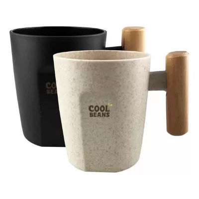 branded Bogota Bamboo Coffee Cup 450ml, from our range of promotional Coffee Mugs