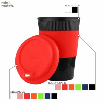 branded Ecco Kuppa 12oz, from our range of promotional Reusable Coffee Cups - Plastic & Ceramic