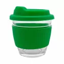 branded Venice Glass Coffee Cup 250ml, from our range of promotional Reusable Coffee Cups - Glass