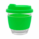 branded Venice Glass Coffee Cup 250ml, from our range of promotional Reusable Coffee Cups - Glass