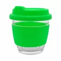 branded Venice Glass Coffee Cup 250ml, from our range of promotional Reusable Coffee Cups - Glass