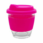 branded Venice Glass Coffee Cup 250ml, from our range of promotional Reusable Coffee Cups - Glass