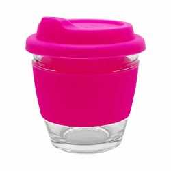 branded Venice Glass Coffee Cup 250ml, from our range of promotional Reusable Coffee Cups - Glass
