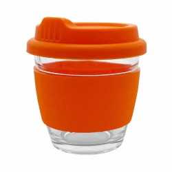 branded Venice Glass Coffee Cup 250ml, from our range of promotional Reusable Coffee Cups - Glass