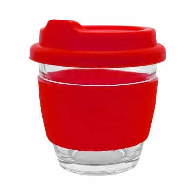 branded Venice Glass Coffee Cup 250ml, from our range of promotional Reusable Coffee Cups - Glass