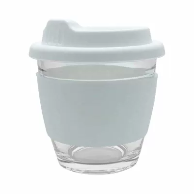 branded Venice Glass Coffee Cup 250ml, from our range of promotional Reusable Coffee Cups - Glass