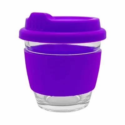 branded Venice Glass Coffee Cup 250ml, from our range of promotional Reusable Coffee Cups - Glass