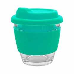 branded Venice Glass Coffee Cup 250ml, from our range of promotional Reusable Coffee Cups - Glass