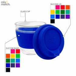 branded Venice Glass Coffee Cup 250ml, from our range of promotional Reusable Coffee Cups - Glass