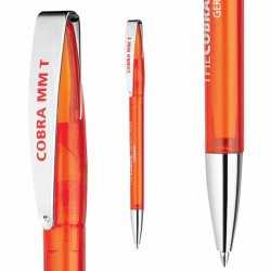 Plastic Promotional Pens - Cobra MM Transparent Plastic Pen