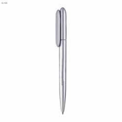 Plastic Promotional Pens - Flip Silver Plastic Pen