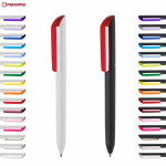 Plastic Promotional Pens  - Flow F2 P-GOM K Plastic Pen