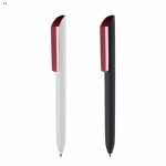 Plastic Promotional Pens  - Flow F2 P-GOM K Plastic Pen