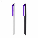 Plastic Promotional Pens  - Flow F2 P-GOM K Plastic Pen