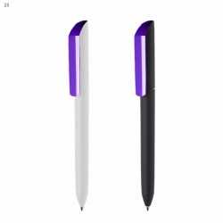 Plastic Promotional Pens - Flow F2 P-GOM K Plastic Pen